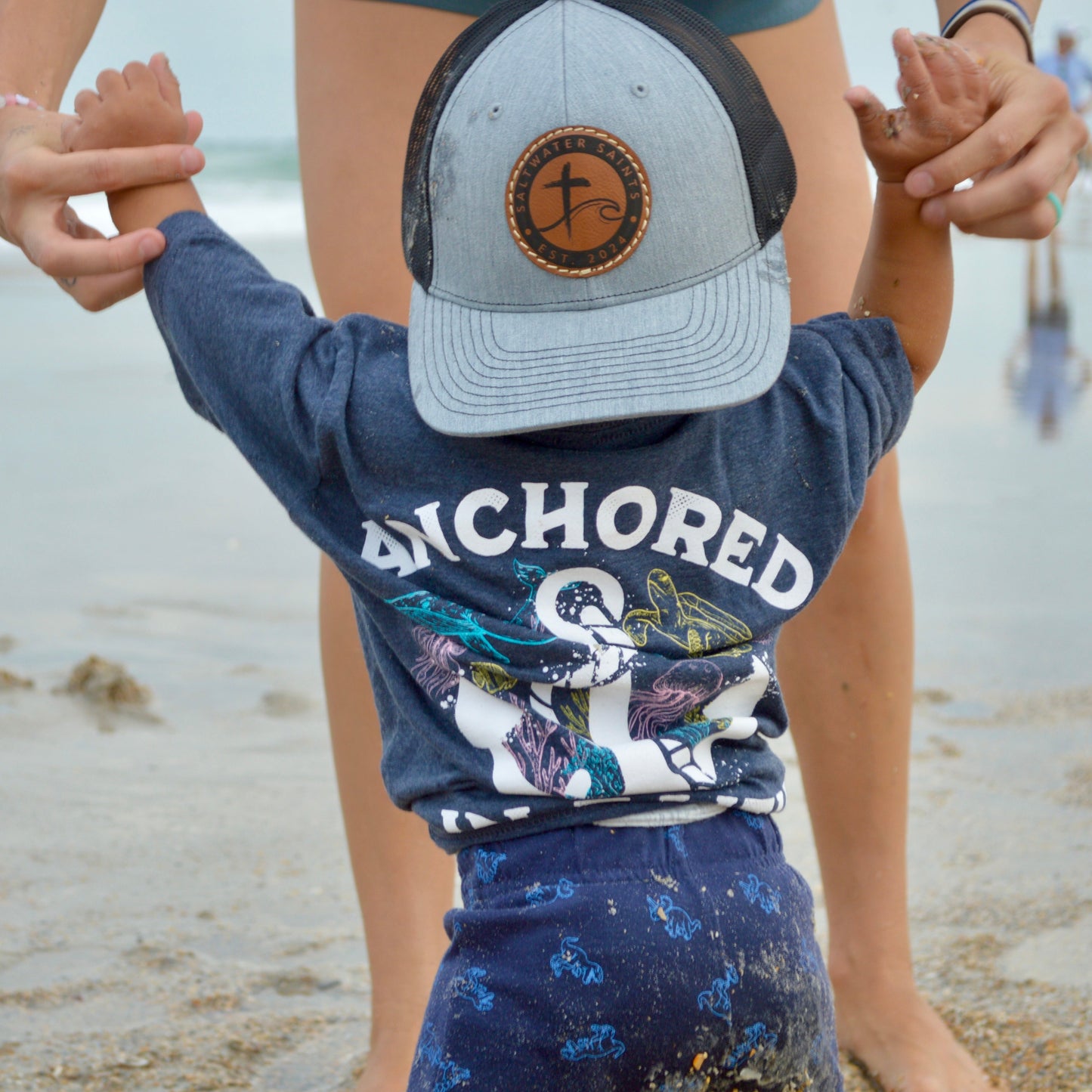Hat - Circle Logo (Black and Grey)