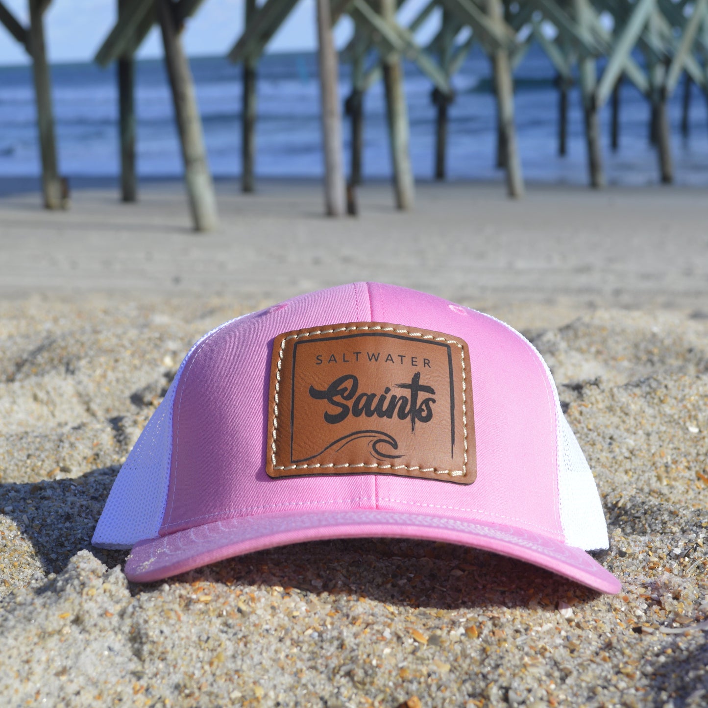 Hat - Square Logo (Pink)