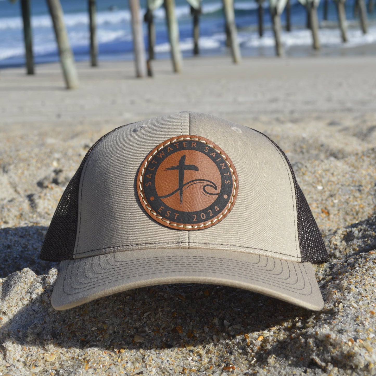 Hat - Circle Logo (Tan/Coffee)