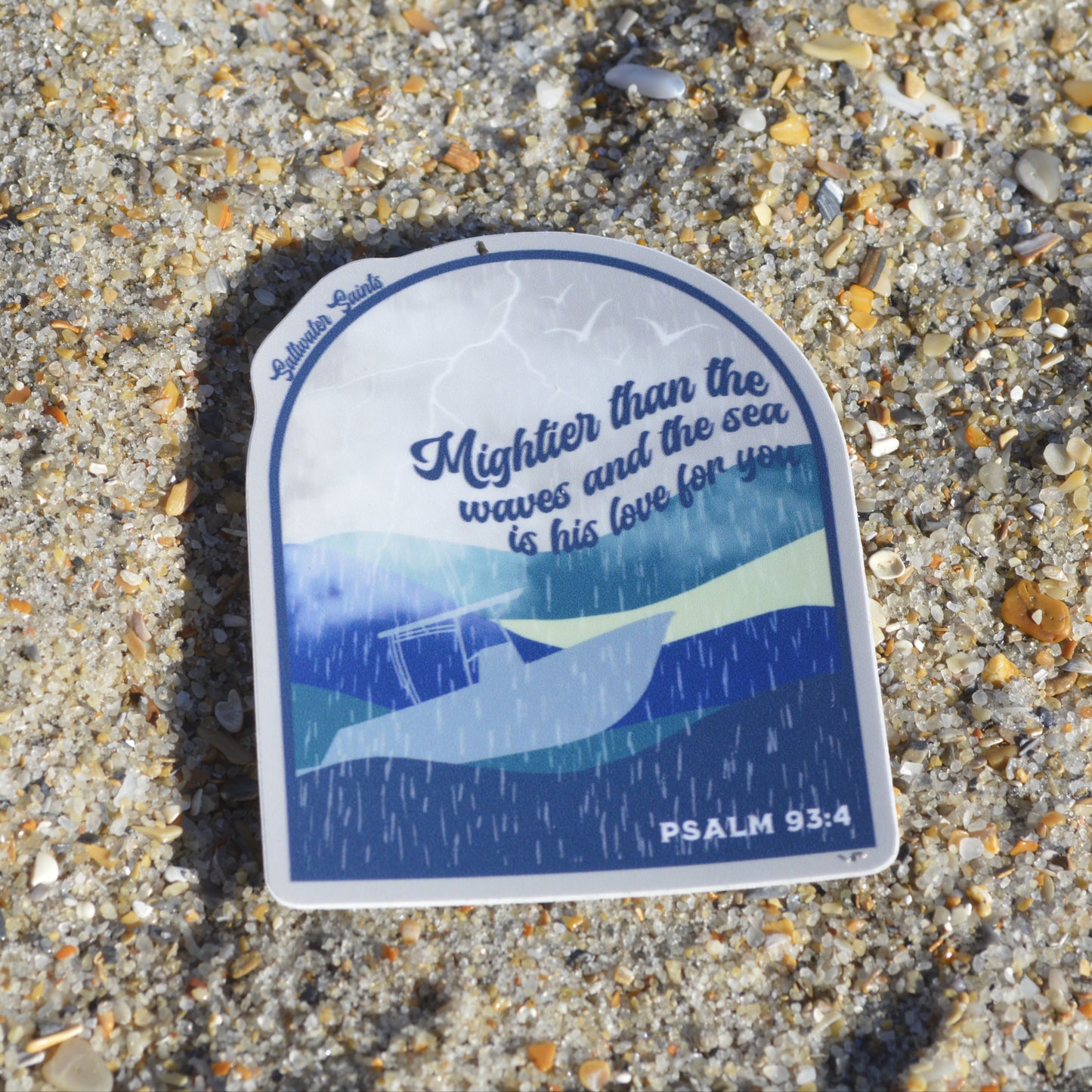 Sticker - Mightier Than the Waves