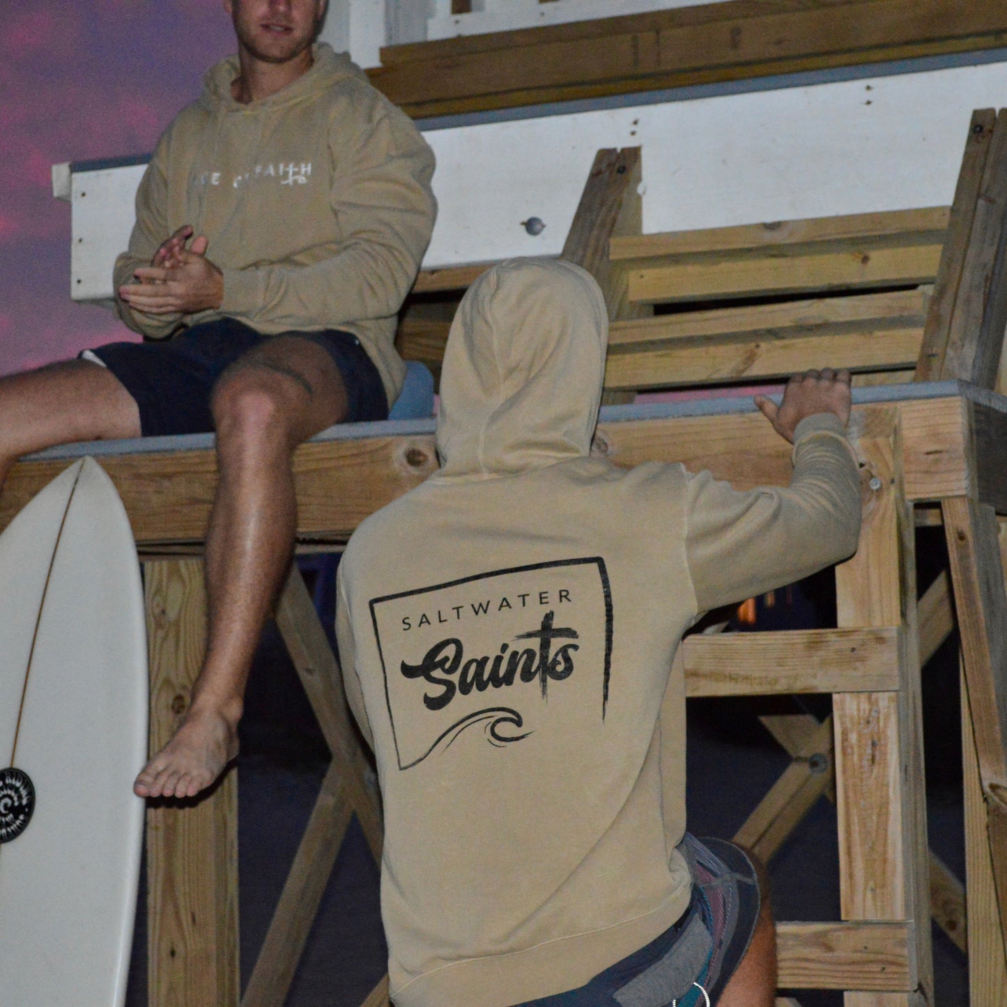 Hoodie - Sand (Logo)