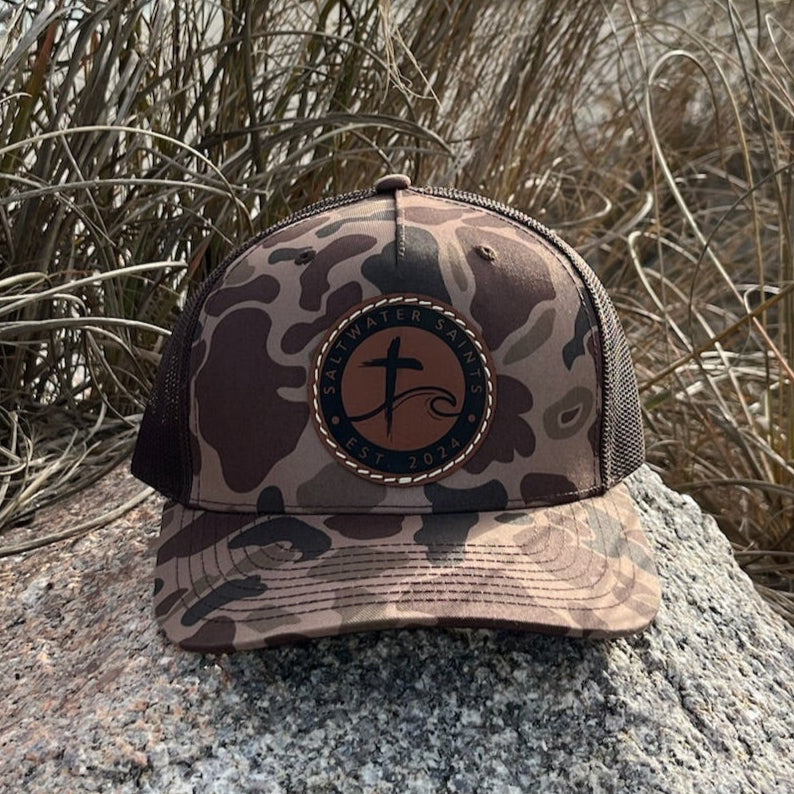 Hat - Circle Logo (Tan Camo)