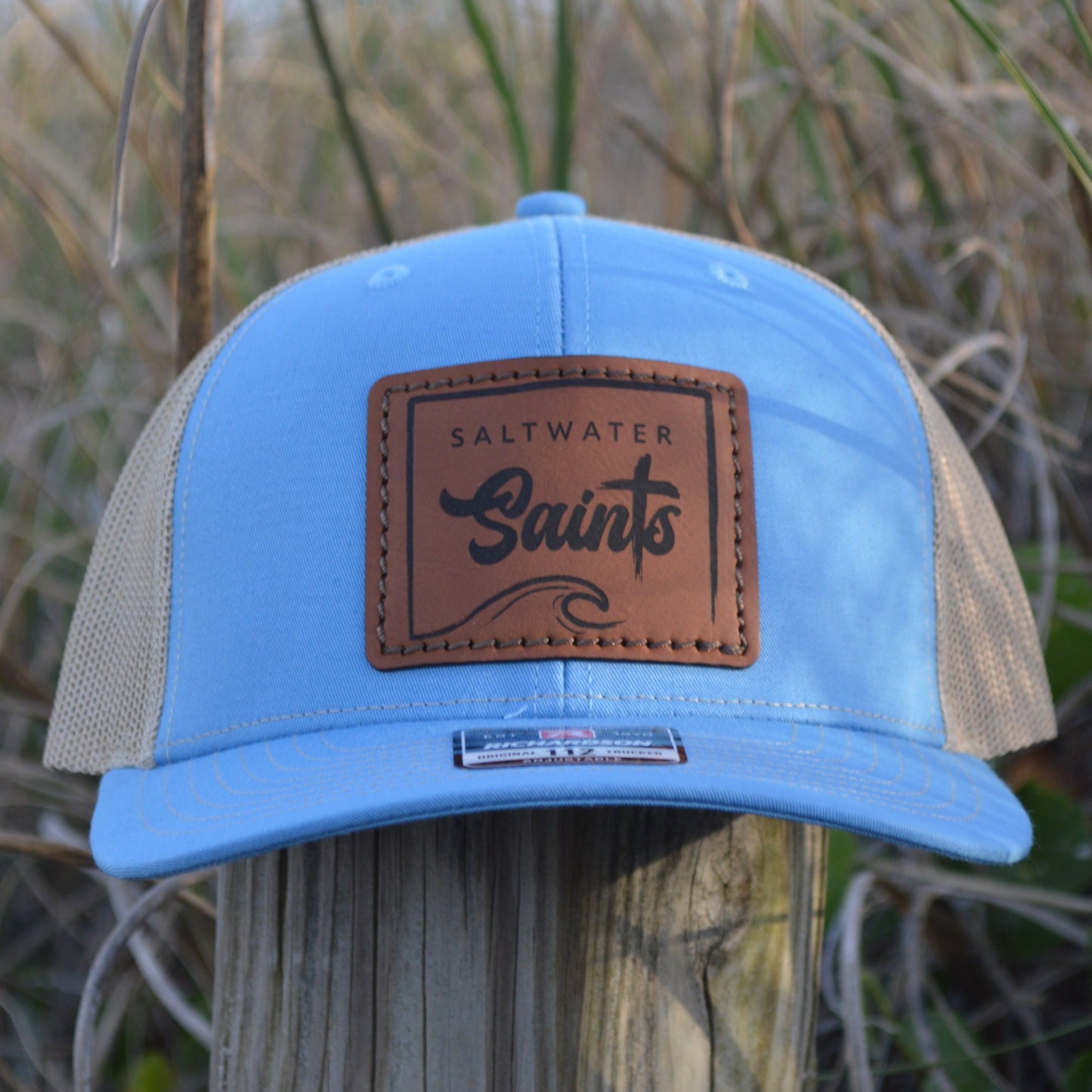 Hat - Square Logo (Columbia Blue, Khaki)