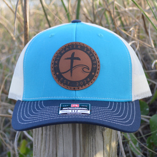 Hat - Circle Logo (Blue Teal, Birch, Navy)