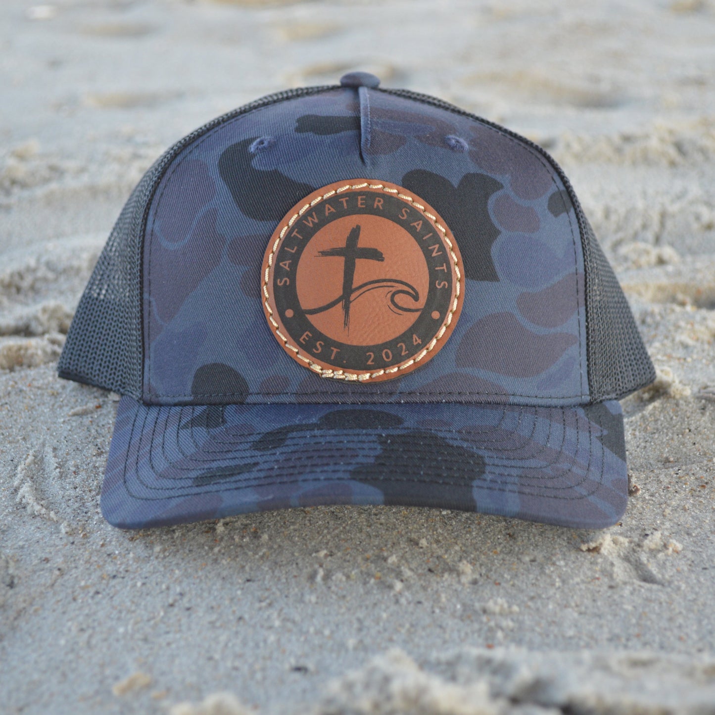 Hat - Circle Logo (Navy Camo)