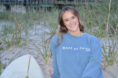 Crewneck - Blue (Wave of Faith)