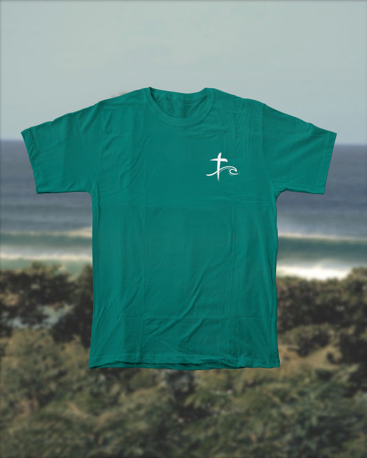 Anchored in Faith - Teal