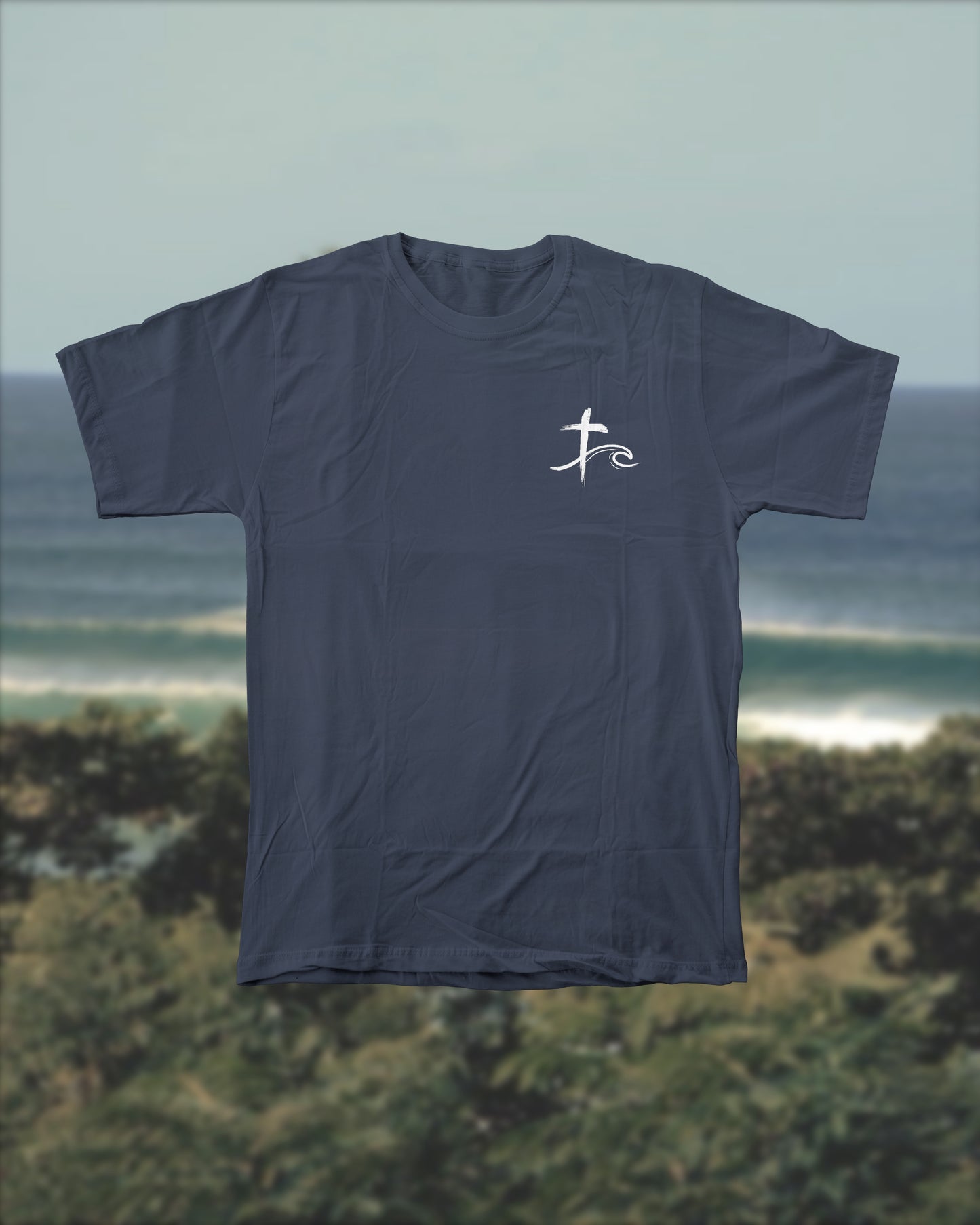 Anchored in Faith - Vintage Navy (Youth)