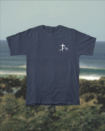 Anchored in Faith - Vintage Navy (Youth)
