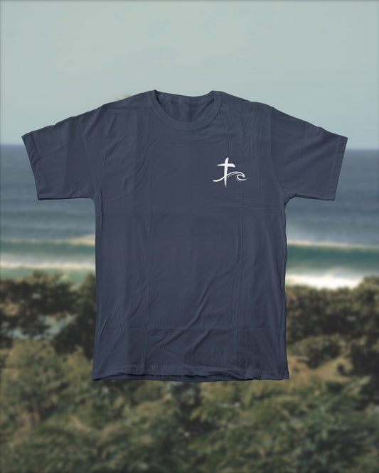 Anchored in Faith - Vintage Navy (Youth)